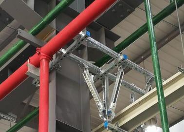 江都该抗震支架的整体式支吊架结构协调性好